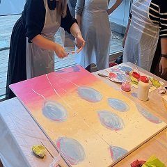 Workshop Schilderen in Teams - Vrijgezellenfeest